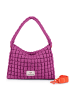 Les Visionnaires Unio Hobo Schultertasche 47 cm in fuxia