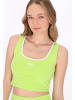 myMO ATHLSR Women Top in lime offwhite