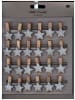 Rico Design Nonbook - Adventskalender Clips mit Stern, Holz, silber