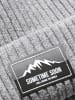 Sometime Soon Beanie Reflektierend Logo Stsnorth Kinder in LIGHT GREY MELANGE