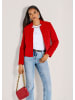 MADELEINE Eleganter Jerseyblazer im Zopf-Design in rot