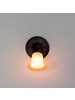 Licht-Erlebnisse Wandlampe EEK G (B)20 x (H)28 cm in Braun Antik Creme