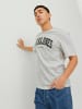 Jack & Jones 2-er Set Logo T-Shirt Kurzarm Basic Shirt JJELOGO in Weiß-2