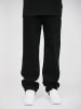 DADA Baggy Denim Loose Fit Jeans mit Coin Logo Print in Schwarz