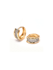Luxenter Ohrringe Jurek mit 18 Karat Gelbgold-Finish – JUREK