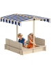 Outsunny Sandkasten 106L x 106B x 115H cm