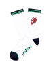 Unabux Sportsocken Touchdown in weiß/TOUCHDOWN