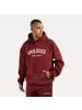 SMILODOX Hoodie Kayson in Bordeaux