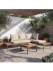 home24 Loungeset Zenoa 3-teilig in Beige