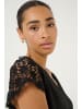 Kaffe Kurzarm-Bluse KAsilja Regular fit in Black Deep
