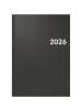 BRUNNEN Buchkalender 795 A5 1 Tag/Seite Balacron-Einband schwarz 2026