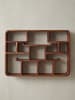 KADIMA DESIGN Wandregal 80x55x15 cm Massivholz Hängeregal Modern
