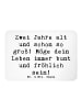 Mr. & Mrs. Panda Magnet Spruch 2. Geburtstag mit Spruch in Weiß