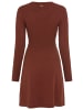 Laura Scott Strickkleid in rotbraun