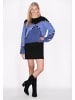 IZIA Damen Pullover in Blau Mehrfarbig