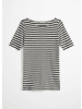 Marc O'Polo Gestreiftes T-Shirt in Dark Grey