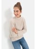 Camel Active Oversized Strickpullover mit Rollkragen in Mandel