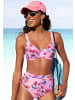 Sunseeker Bügel-Bikini-Top in rosa-bedruckt