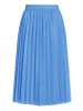 BETTY & CO Midirock mit Plissee in Hellblau