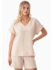 Organication Bluse "WOR17230" in Zartbeige