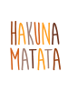 A.S. Création Leinwandbild Canvas Hakuna Matata Weiss