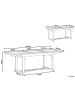 Beliani Esstisch JAVA in Braun - (W) 90 x (H) 74 x (L) 160 cm
