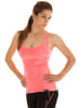 Winshape Cross Back Top WVR25 in neon coral