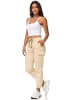 Tazzio Cargohose "F600" - Regular Fit - in Beige