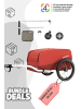 Croozer CROOZER Cargo Pakko Picknick-Party-Bundle - Farbe: Lava Red