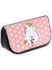 Mr. & Mrs. Panda Kosmetiktasche Einhorn Traurig ohne Spruch in Rot Pastell