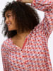 sheego Tunika in weiß-erdbeere-bedruckt