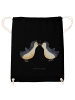 Mr. & Mrs. Panda Gymtasche Pinguin Liebe ohne Spruch in Schwarz