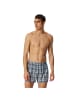 Schiesser Web-Boxershorts 2er Pack in Blau