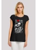F4NT4STIC Extended Shoulder T-Shirt Love is all you need in schwarz