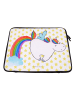 Mr. & Mrs. Panda Notebook Tasche Einhorn Pegasus ohne Spruch in Weiß