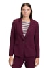 BETTY & CO Kurzblazer mit Taschen in Dark Aubergine