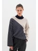 InWear Strickpullover RancelIW Classic fit in Haze Melange/Marine Bluw