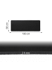 relaxdays Yogamatte in Schwarz - (B)68 x (H)0,5 x (T)183 cm
