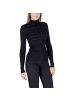 Morgan de Toi Schwarz Viskose Rollkragenpullover