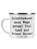 Mr. & Mrs. Panda Becher Spruch Alleine Reisen unternehmen mit Sp... in Weiß
