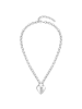 Yokoamii Kette Herz aus Messing in silber