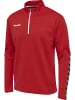 Hummel Halbreißverschluss Sweatshirt Hmlauthentic Kinder in TRUE RED
