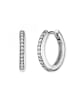 Engelsrufer  925 Sterling Silber rhodiniert Zirkonia Creolen