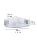Wenko Eckbadezimmer QUADRO, Vacuum-Loc in Transparent, (B) 20 x (H) 9 cm