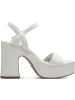 Tamaris Plateau-Sandaletten in WHITE MATT