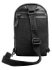 SPIKES & SPARROW Crossover Bag echt Leder in schwarz