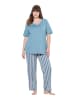 Ulla Popken Pyjama in graublau