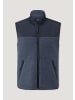 Hessnatur Hessnatur Wollfleece Weste Patched Regular aus reiner Bio-Merinowolle in graphitblau