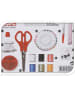 Excellent Houseware Näh-Set in einer Metallbox, 92-teilig in Mehrfarben