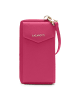 Lazarotti Bologna Leather Handytasche Leder 11 cm in hot pink